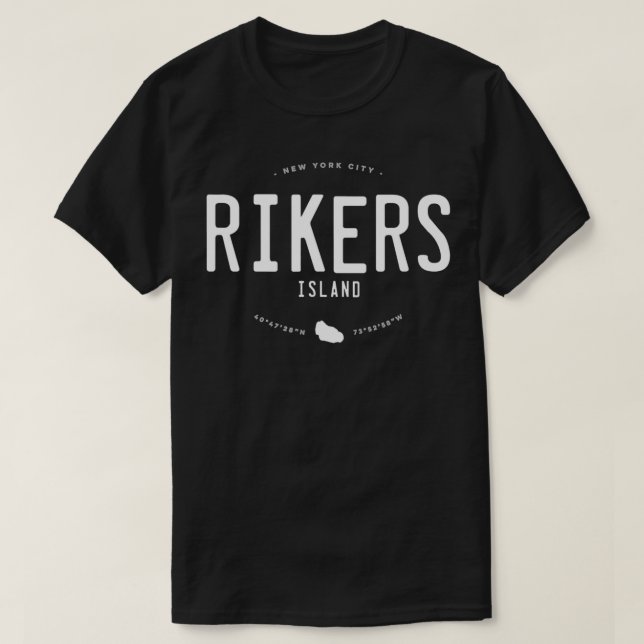 Rikers Island NYC T Shirt (Design framsida)