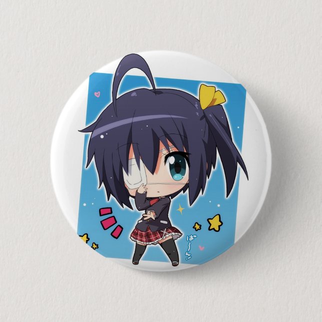 Rikka Takanashi chibi (Chuunibyou_Anime) Knapp (Framsida)