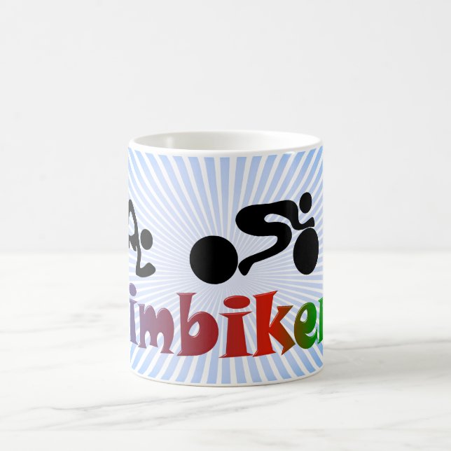 Riklig design för TRI för Triathlonsimmacykel Kaffemugg (Center)