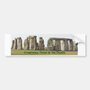 Riklig etikett Stonehenge, hem av druidsna