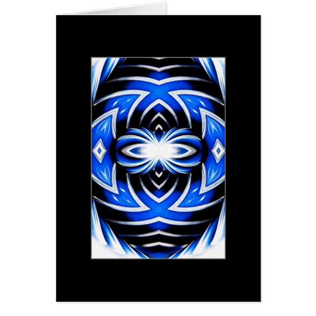 Riklig Mandala för krombil Hälsningskort (Framsidan)