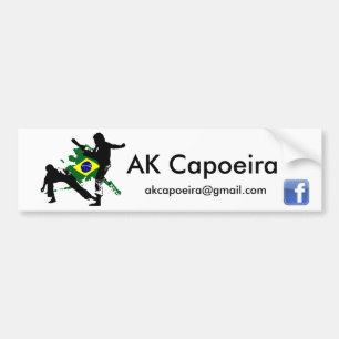 Riklig pinne för AK Capoeira Brasilien Bildekal