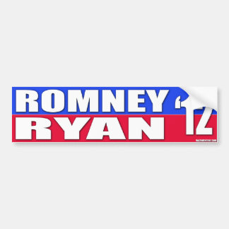 Riklig pinne för Mitt Romney & Paul Ryan 2012 Bildekal