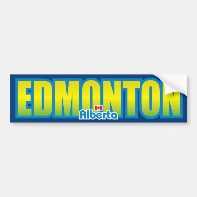 Rikliga Edmonton Bildekal (Framsidan)