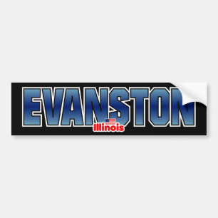 Rikliga Evanston Bildekal