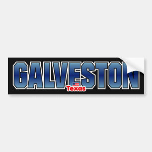 Rikliga Galveston Bildekal