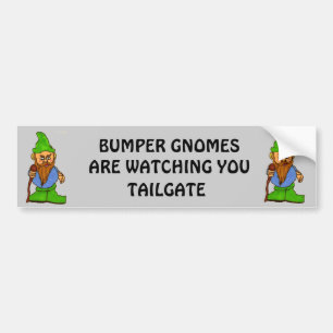 Rikliga Gnomes håller ögonen på dig bakluckan Bildekal