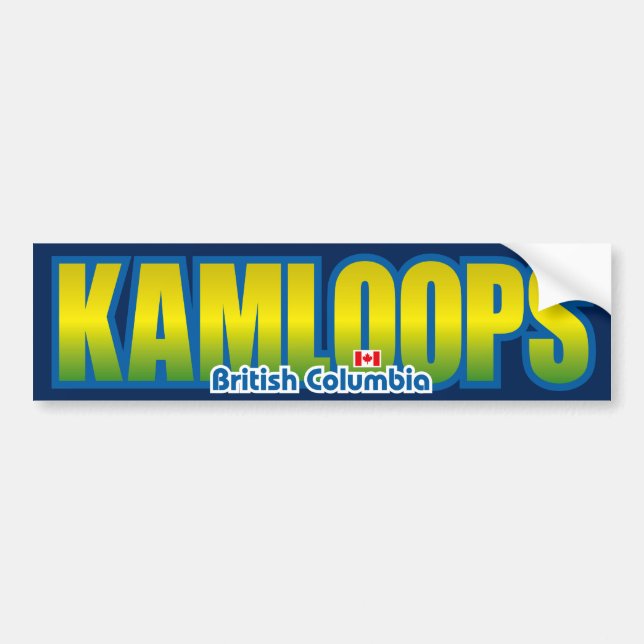 Rikliga Kamloops Bildekal (Framsidan)