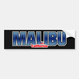 Rikliga Malibu Bildekal
