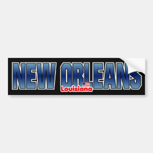 Rikliga New Orleans Bildekal