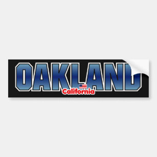 Rikliga Oakland Bildekal