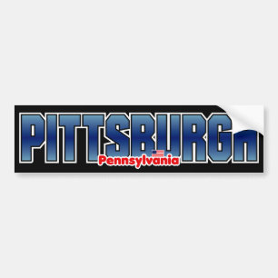 Rikliga Pittsburgh Bildekal