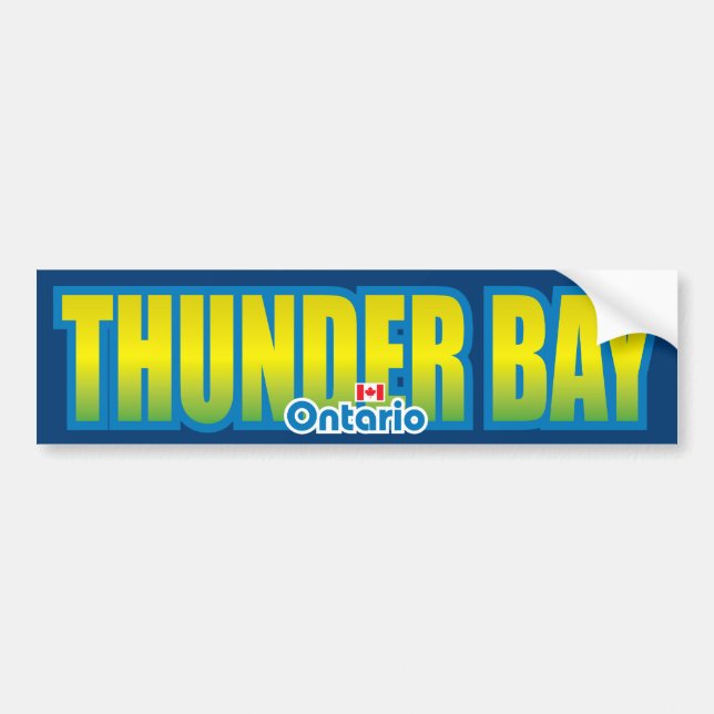 Rikliga Thunder Bay Bildekal (Framsidan)