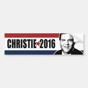 Rikliga vit 2016 och blått för Christie stjärna Bildekal