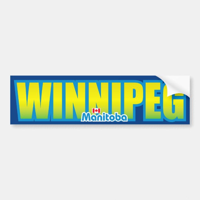 Rikliga Winnipeg Bildekal (Framsidan)