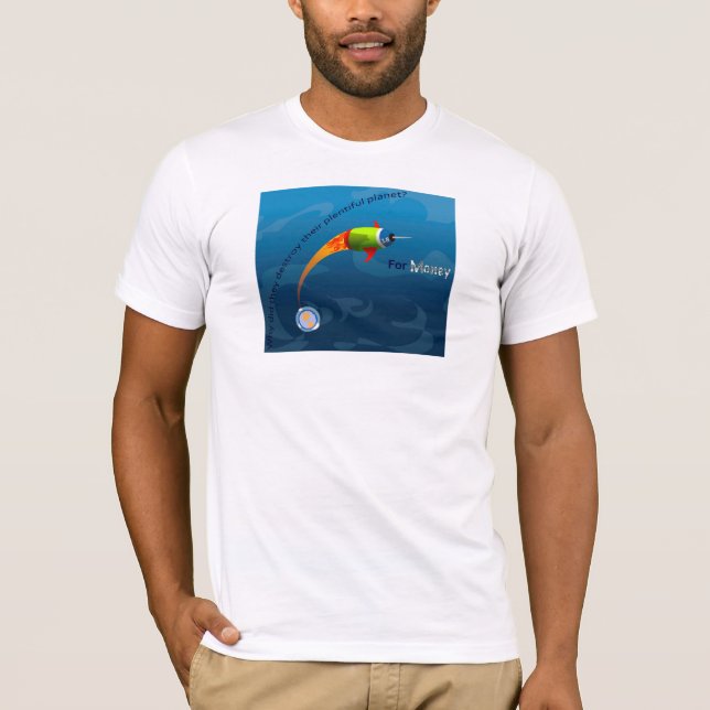 Rikligt planet t shirt (Framsida)