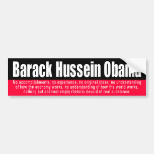 RIKLIGT Z obama 987 Bildekal