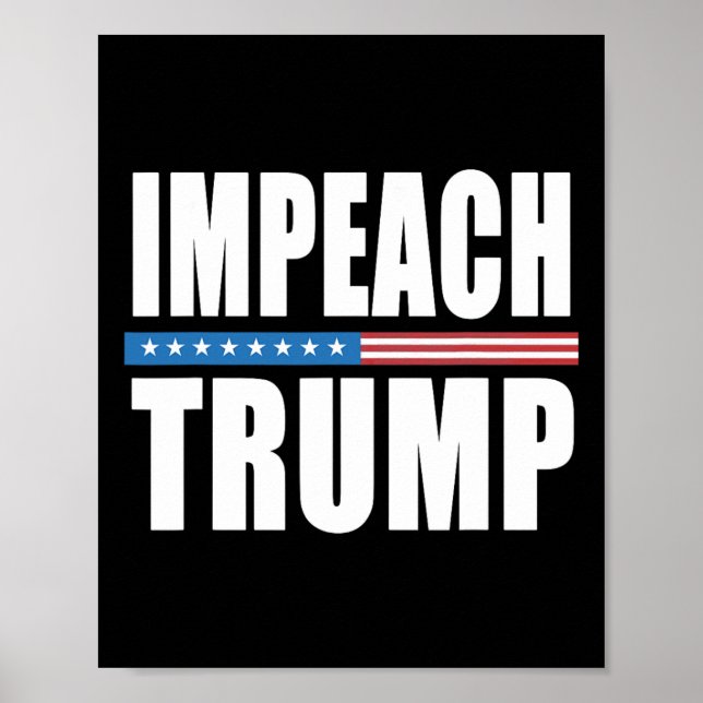 Riksrätt 45 Anti Trump Han är inte min president Poster (Framsidan)