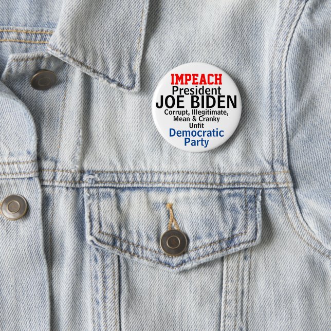 Riksrätt Demokratiska presidenten Biden ovärdig Knapp (In Situ)