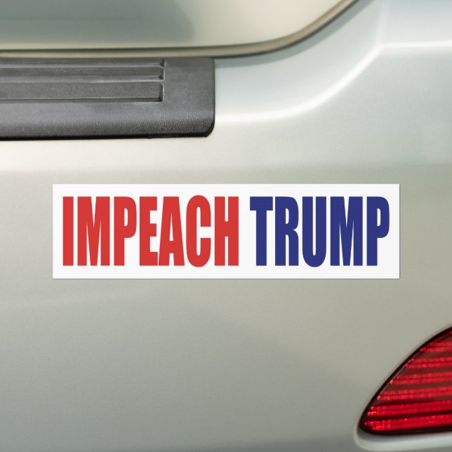 Riksrätt mot president Trump - Anti Trump Bildekal (På Bil)