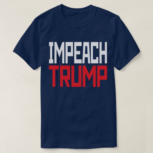 Riksrätt mot president Trump - Anti Trump T-shirt (Design framsida)