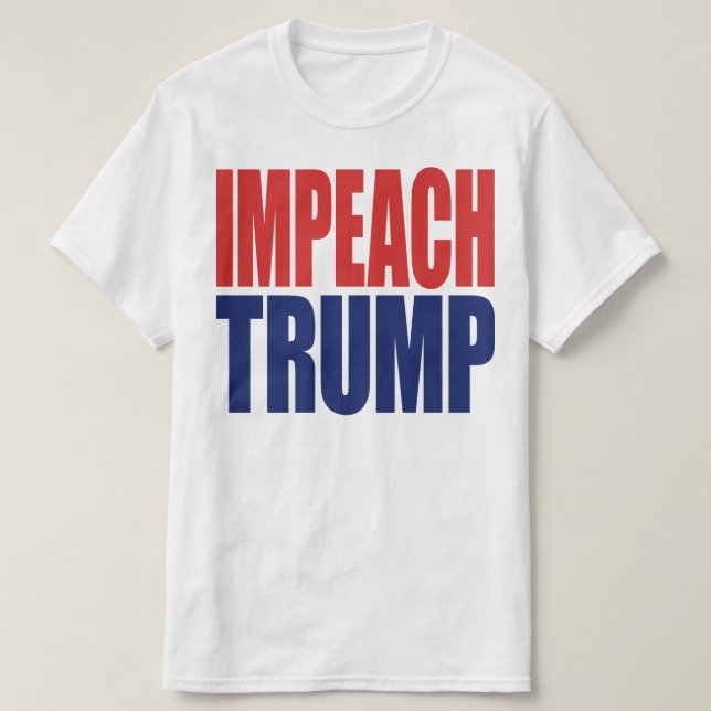 Riksrätt mot president Trump - Anti Trump Tee (Design framsida)