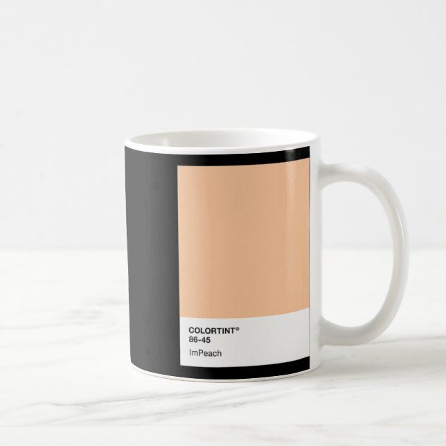 Riksrätt mot Trump 45 - Färgskiftning  Kaffemugg (Höger)