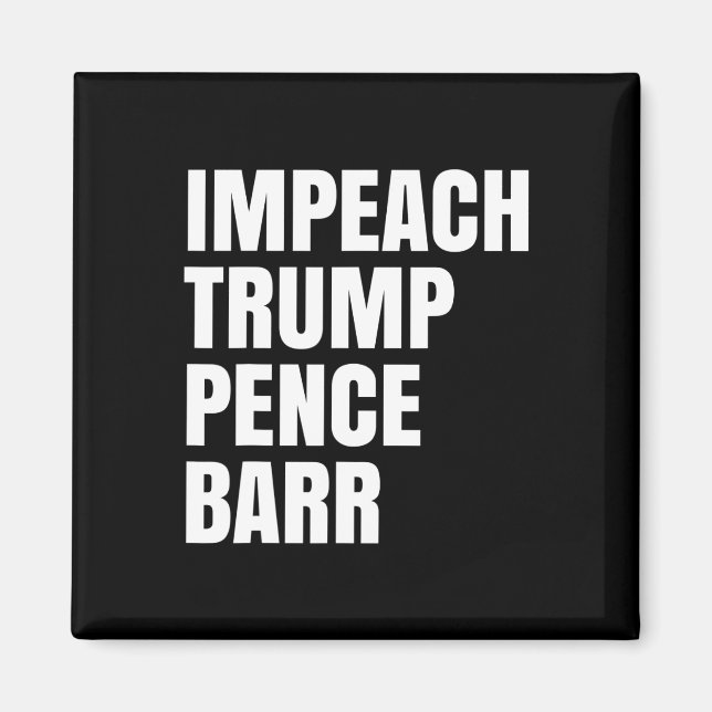 Riksrätt mot Trump Pence Rr 1  Magnet (Framsidan)