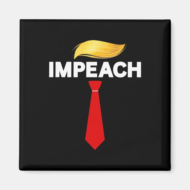 Riksrätt mot Trump Protest mot Trump  Magnet (Framsidan)