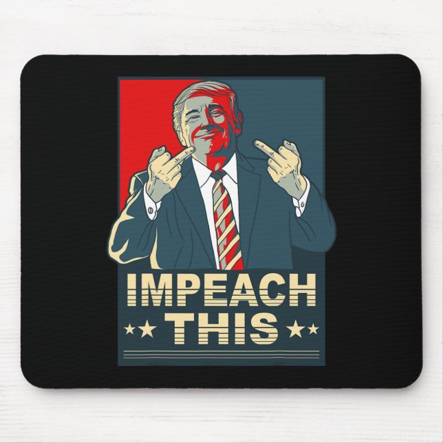 Riksrätt Omröstning Pro President Donald Trump Rep Musmatta (Framsidan)