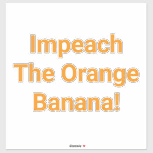 Riksrätt Orange Banana Hankamer Artjunkhaus Roligt Klistermärken