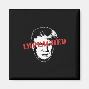 Riksrättsstämplad Donald Trump Rolig Riksrätt Magnet