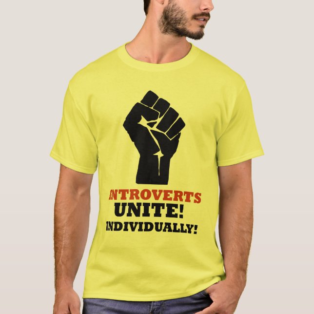 Riktar inått förenar! Individuellt! T-shirt (Framsida)