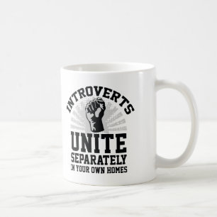 Riktar inått förenar kaffemugg
