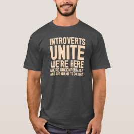 RIKTAR INÅTT FÖRENAR oss är oss är här obekvämt… Tee Shirt