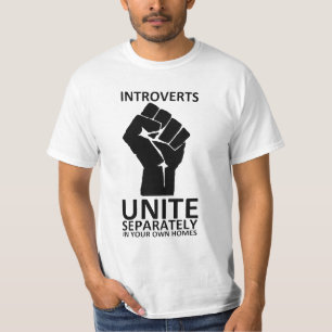 Riktar inått förenar separat i din hemskjorta t shirt