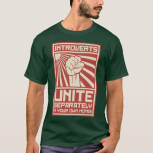 Riktar inått förenar separat i dina egna hem t-shirt