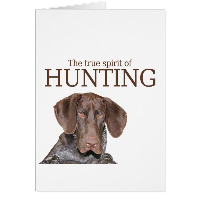 Riktig ande för glansig Grizzly av jakt Hälsningskort (Framsidan)