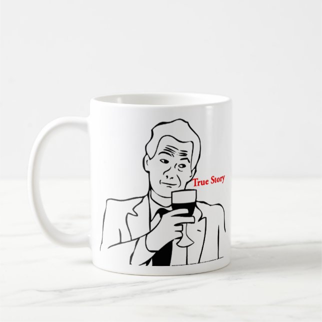 Riktig berättelse kaffemugg (Vänster)