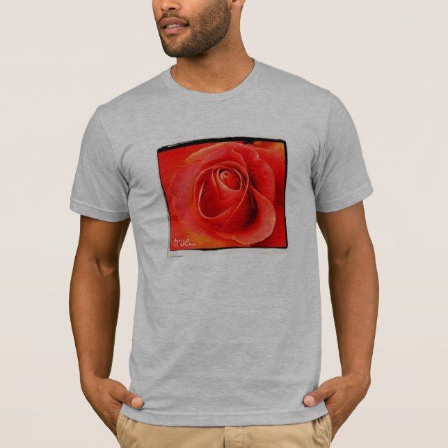 riktig-blomma tee shirt (Framsida)
