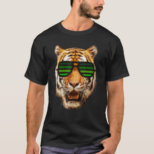 Riktig Coola för pojke med Grönt-rand-sollas T Shirt