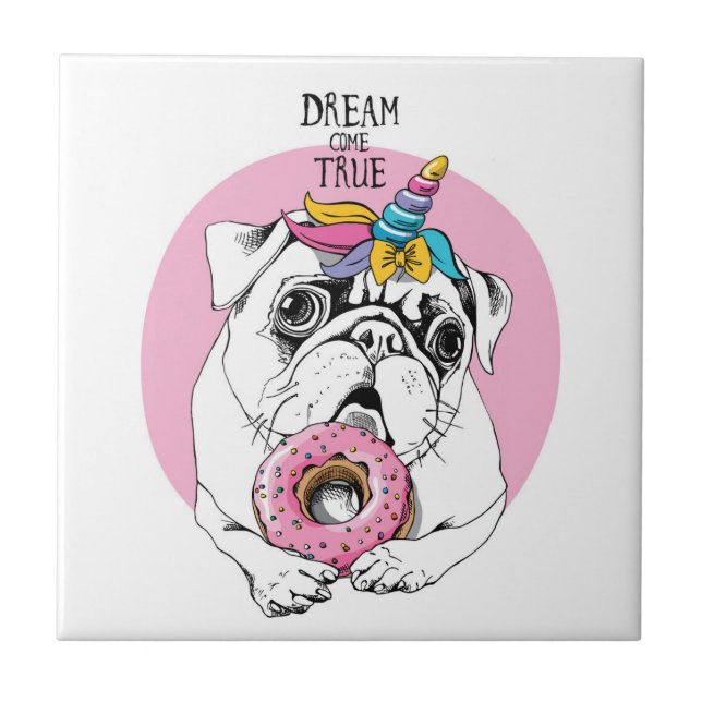 Riktig dröm- kom kakelplatta (Framsidan)