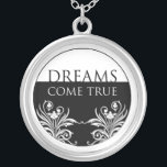 Riktig drömkom - citationsteckenhalsband för 3 ord silverpläterat halsband<br><div class="desc">Ha på sig ett citationsteckenhalsband för tre ord för att motivera och inspirera sig yourself eller ge den som en unik och minnesvärd gåva till dina familj och vänner. Meddelandehalsbandet med original planlägger sammanslutninginspiration med skönhet</div>