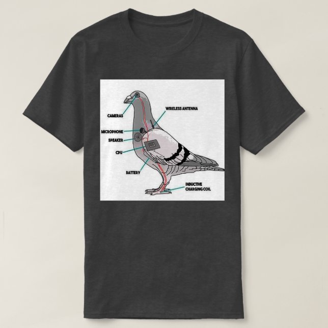 Riktig duva t shirt (Design framsida)