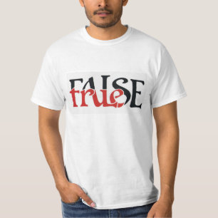 Riktig falsk T-tröja T Shirt