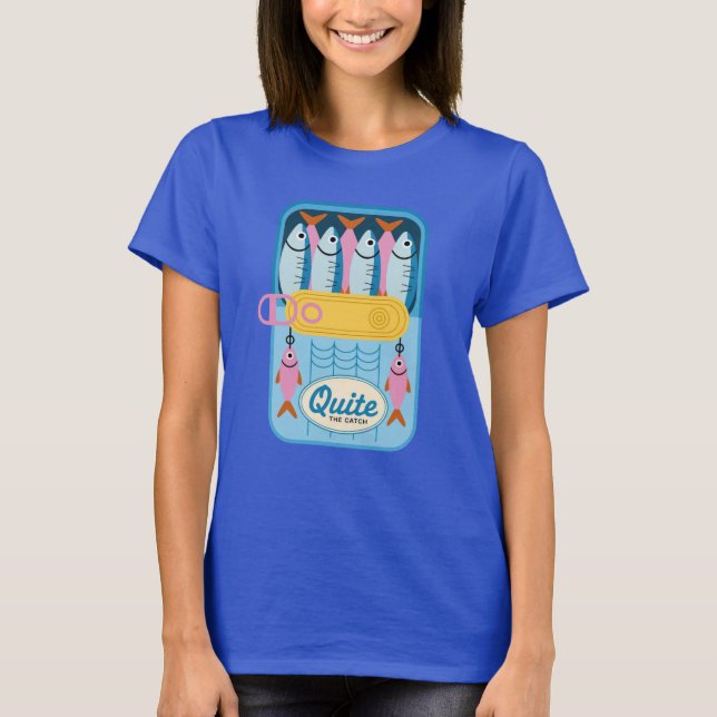 Riktig fångst Sardin  T Shirt (Framsida)