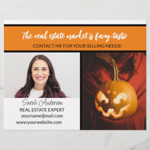 Riktig Gods Agent orange halloween fang-tastisk Reklamblad