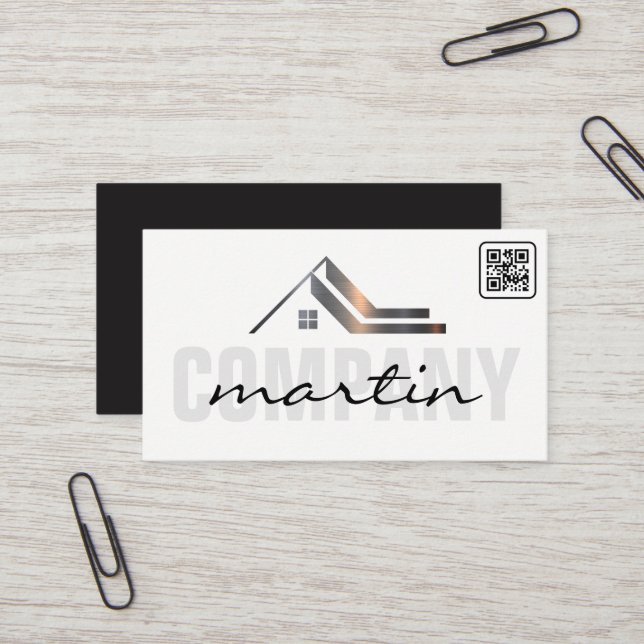 Riktig Gods-ikon | QR-kod Visitkort (Fram/Back In Situ)