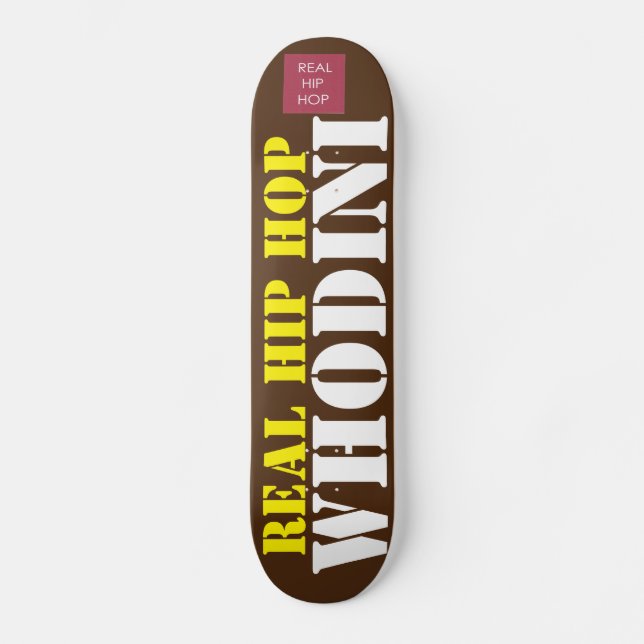 Riktig hip hop WHODINI Skateboard (Framsida)