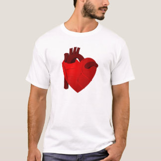 Riktig hjärta t-shirt